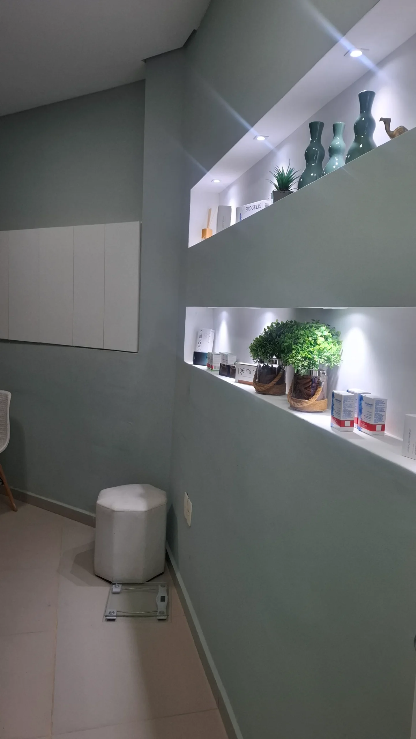 Espaço acolhedor da clínica da Dra. Iara Beatriz
