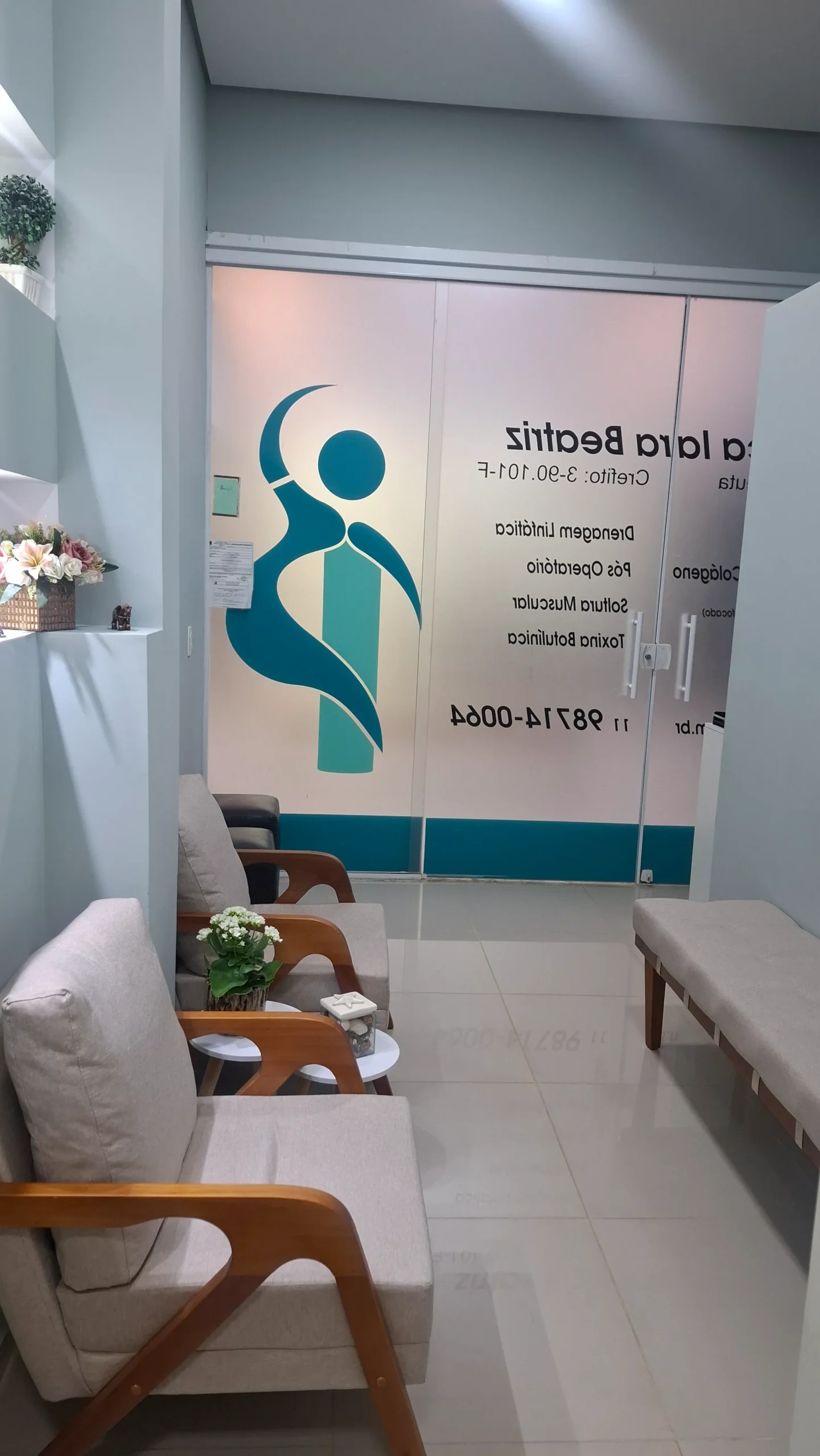 Estrutura da clínica da Dra. Iara Beatriz